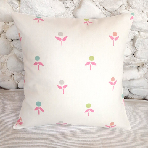 Cushion cover floral - cushion, floral,