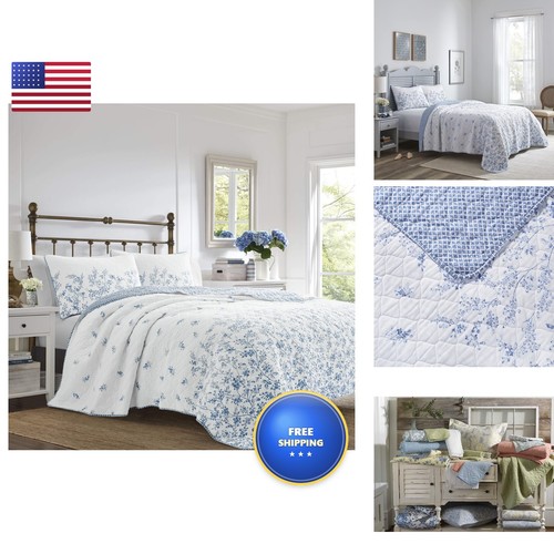 Laura ashley king quilt set - ashley,