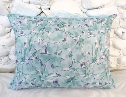 Cushion cover floral green - cushion,